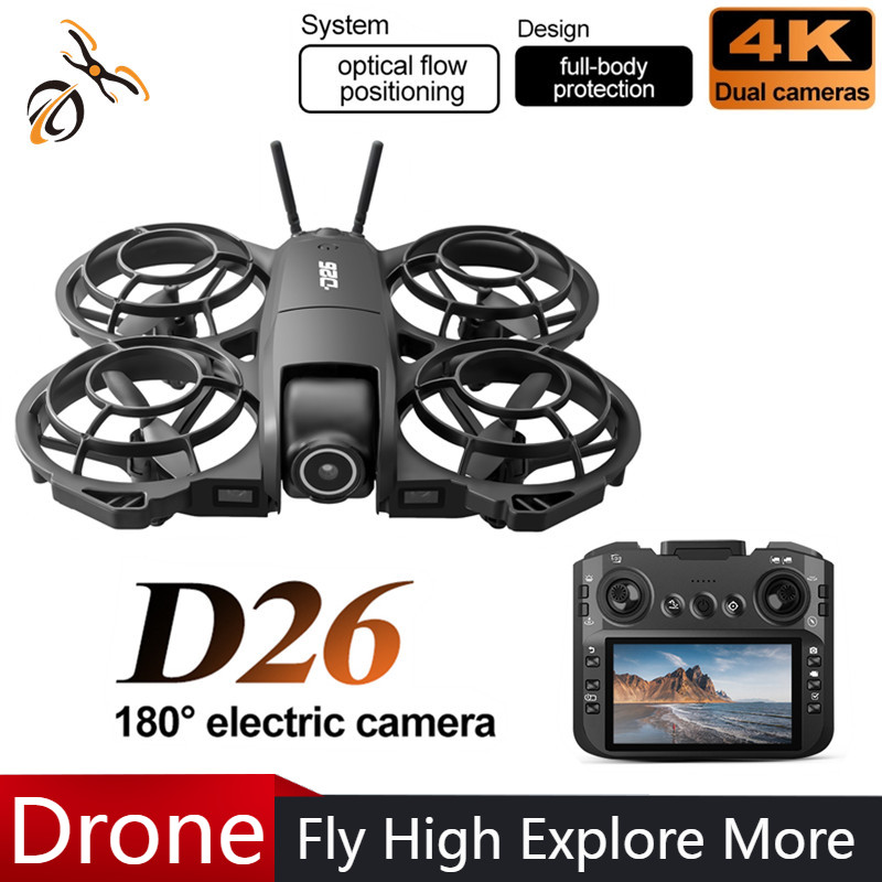 Drone Camera Lens - طائرة بدون طيار D26 بدقة 4K