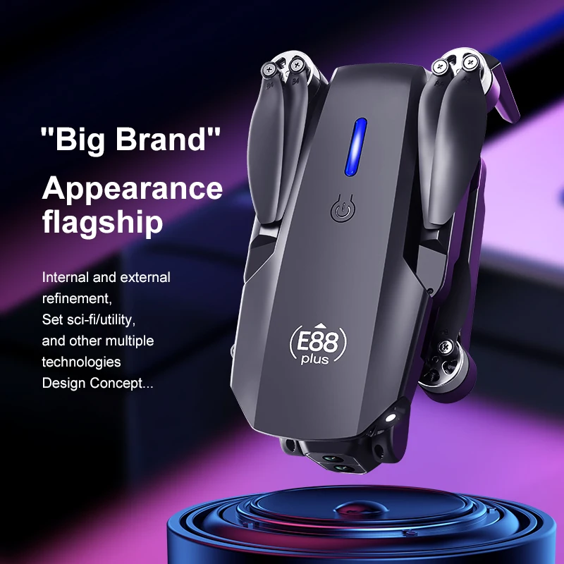 طائرة بدون طيار E88 Plus Quadc - مراجعة Drone Camera Night Vision وسعره