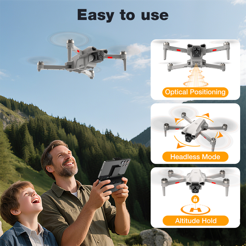 طائرة بدون طيار L017 Pro جديدة - مراجعة Drone Camera Lens وسعره